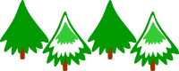 christmas tree border