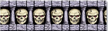 skulls border