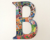 decoupage letter