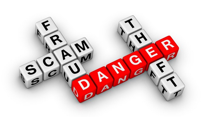 Fraud scam danger theft image