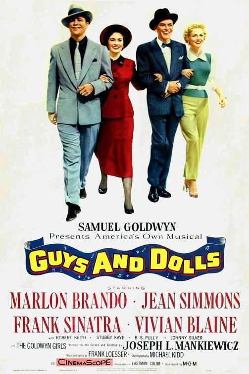Guys and dolls movie poster