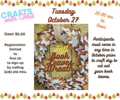 Crafts with Chris Fall Book Leaves Wreath Crafts with Chris Fall Book Leaves Wreath