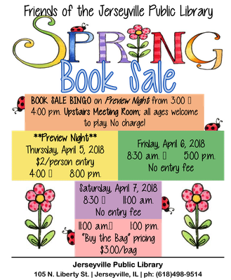 Book Sale Bingo!