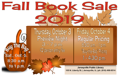 HUGE Fall Book Sale -- "Buy the Bag" continued HUGE Fall Book Sale -- "Buy the Bag" continued