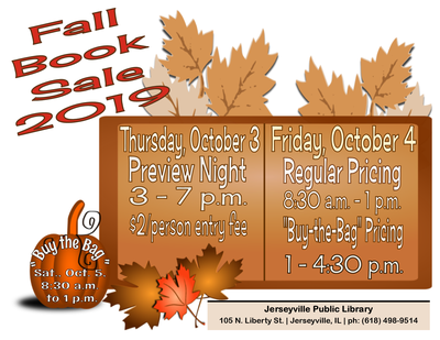 HUGE Fall Book Sale -- Preview Night HUGE Fall Book Sale -- Preview Night