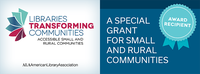 JPL Receives National Grant Award of $10,000 by ALA JPL Receives National Grant Award of $10,000 by ALA
