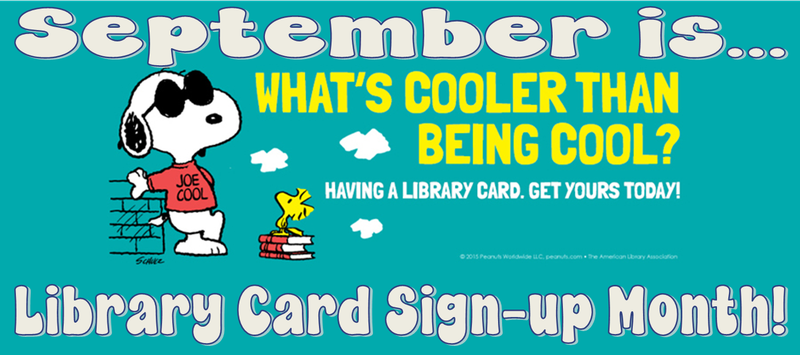 Library Card Sign-up Month