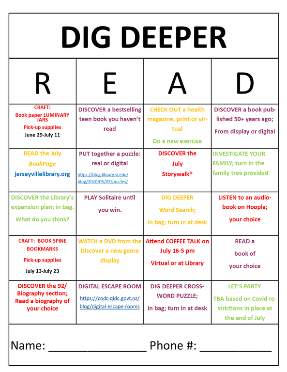 Dig Deeper Activity 2020 Adult July.png — Jerseyville Public Library