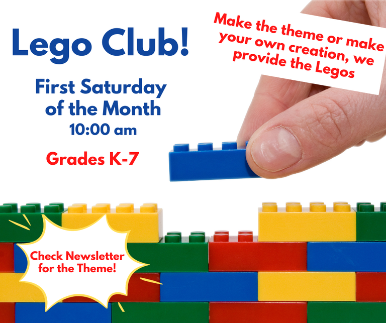 Lego Club! First Saturday of Month.png